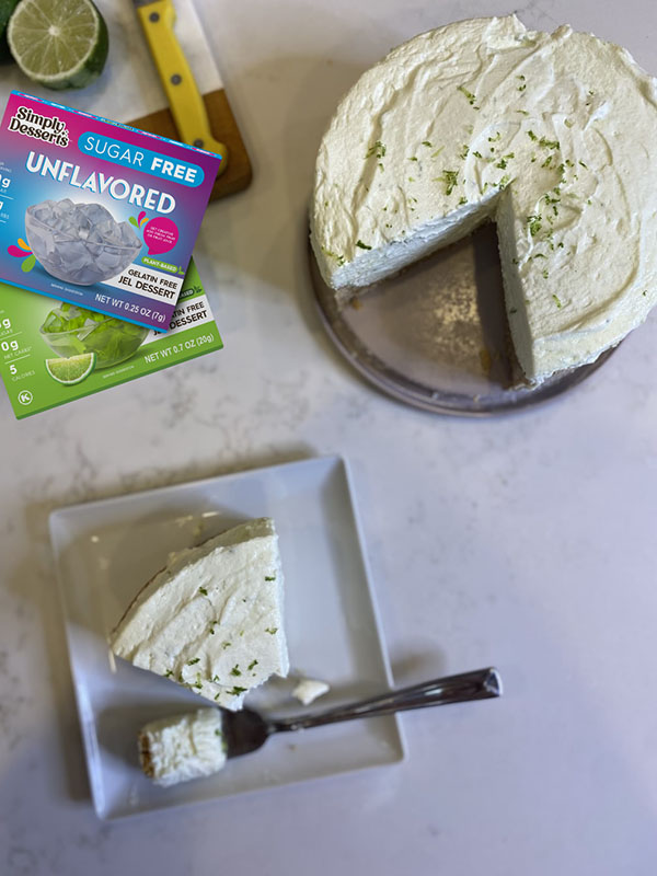 katies key lime pie top view