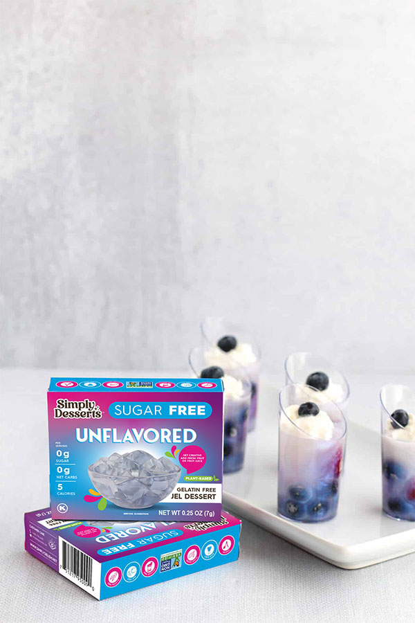 Glitter Berry Jel Cups