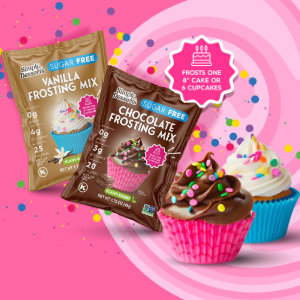 Simply Delish Chocolate and Vanilla Frosting