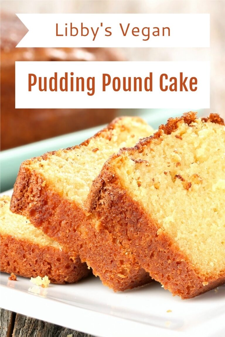 Libby's Vegan Pudding Pound Cake with Vanilla and Banana Options
