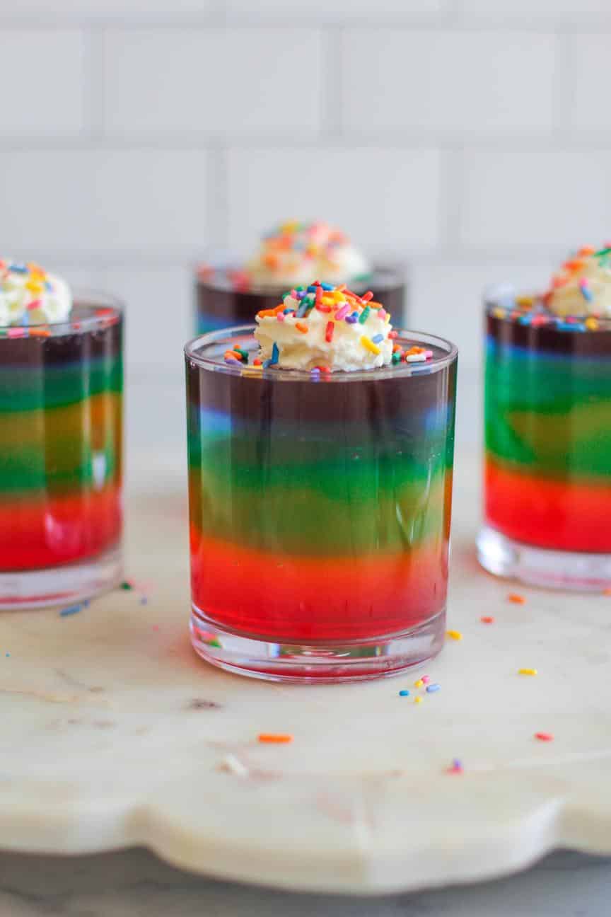 Rainbow Gradient Jel Parfaits