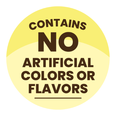 Contains No Artificial Colors or Flavors