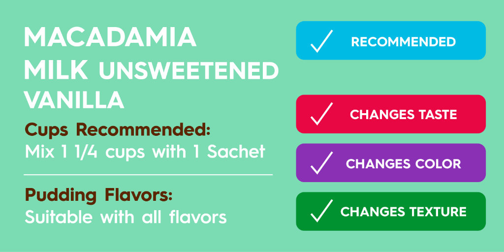 Macadamia Milk Unsweetened Vanilla