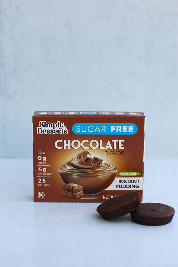 Simply Desserts chocolate pudding with peanut butter cups