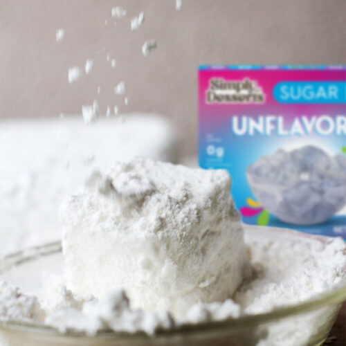 sugar free jumbo marshmallows front view