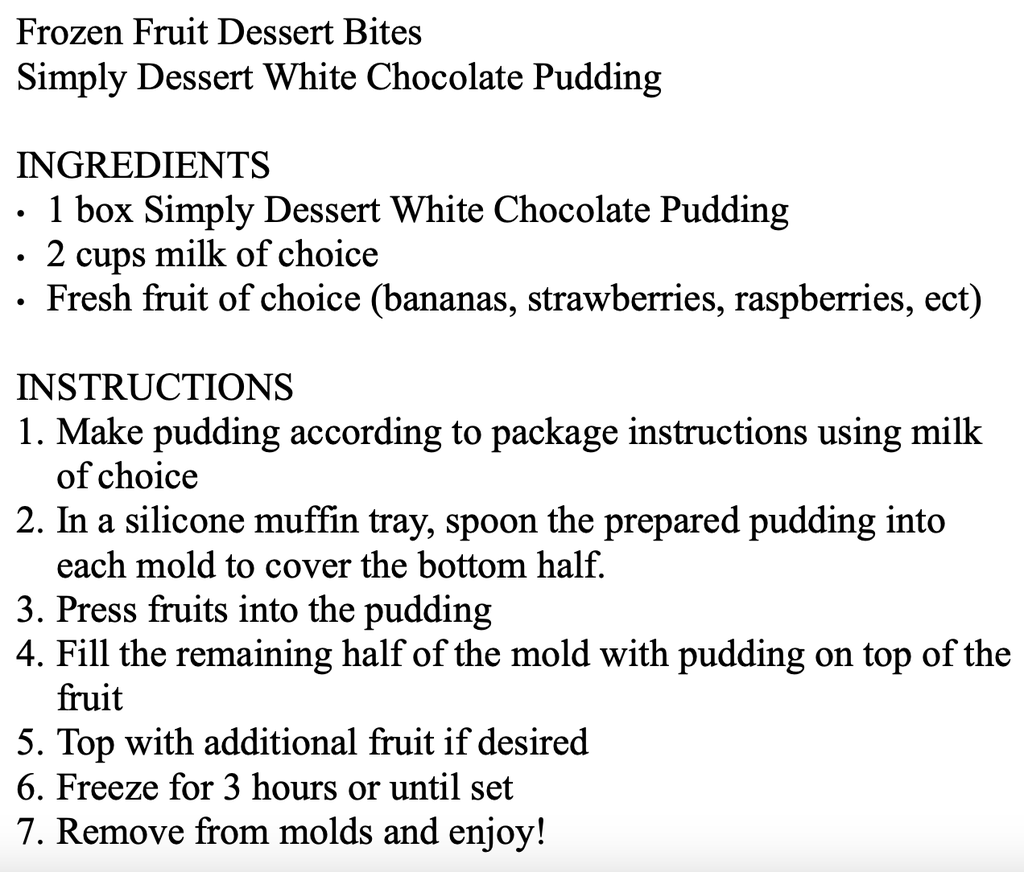 Frozen Fruit Dessert Bites 07