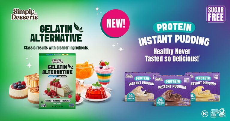 Simply Desserts Unveils New Protein Pudding & Gelatin Alternative at Expo West 2026