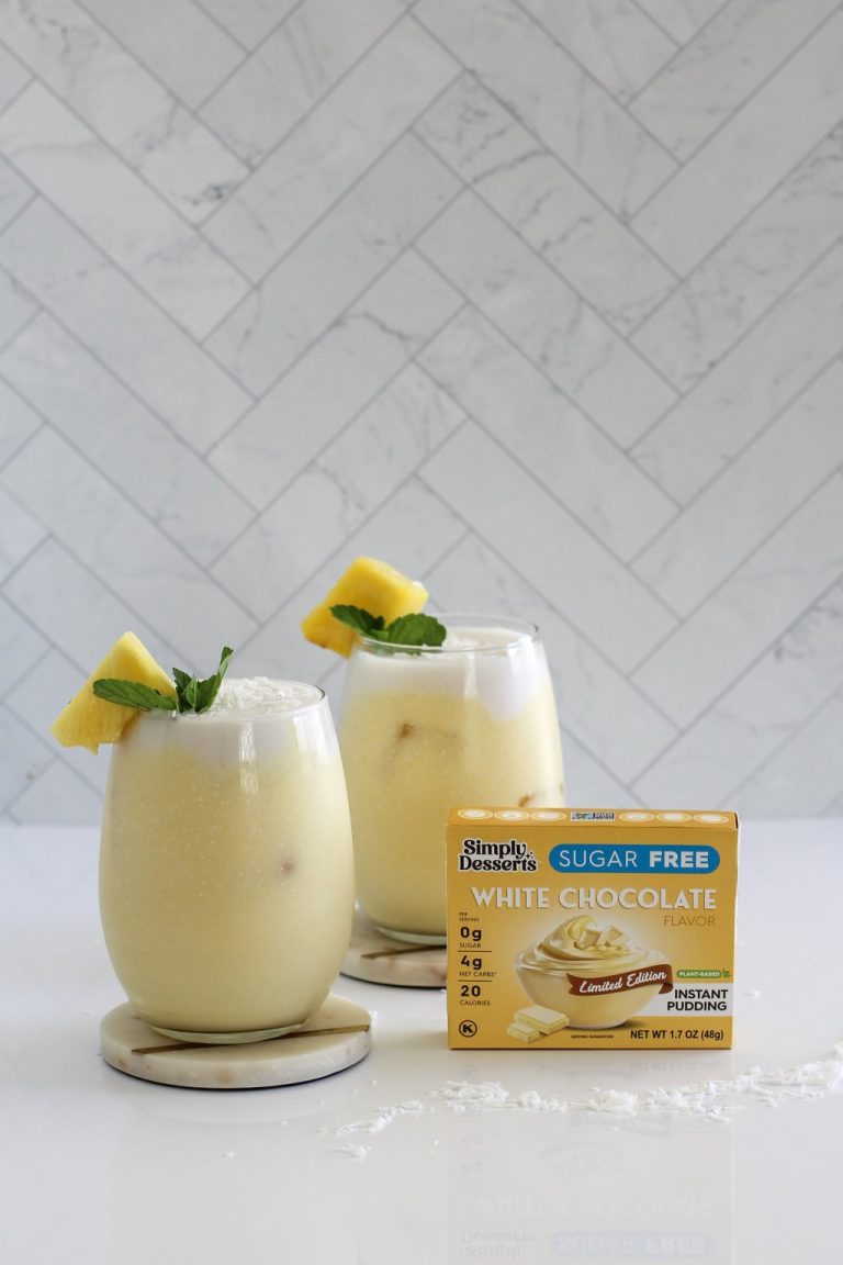 Virgin Pina Coladas with White Chocolate Coconut Cream 01