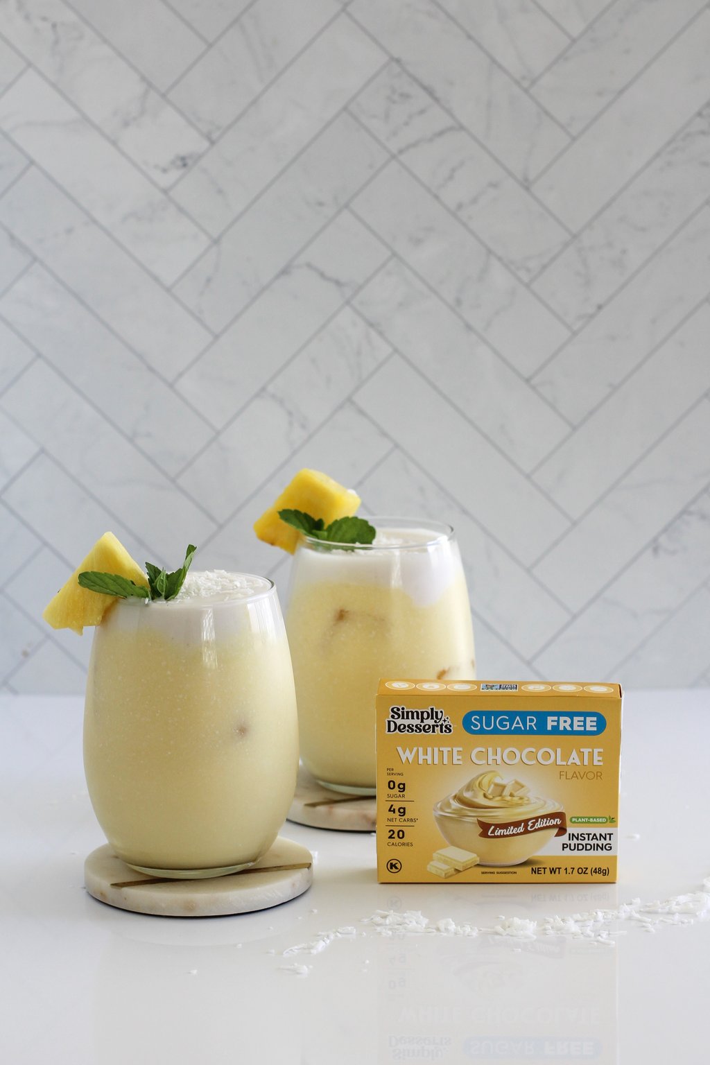 Virgin Pina Coladas with White Chocolate Coconut Cream 01
