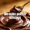 Chocolate Protein Pudding - We Make Protein Delicious Creamy Spoon Closeup