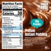 Chocolate Protein Pudding Nutrition Facts Label - 20g Protein Sugar Free