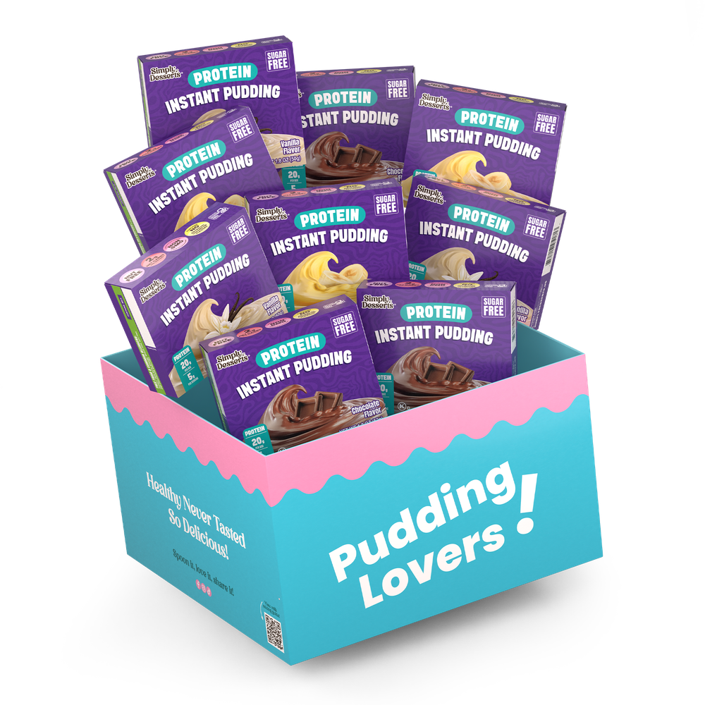 Simply Desserts Protein Pudding Variety Box - Pudding Lovers Collection